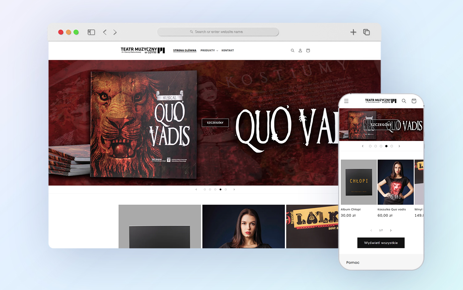 Building a Shopify store from scratch to enable merchandise sales 